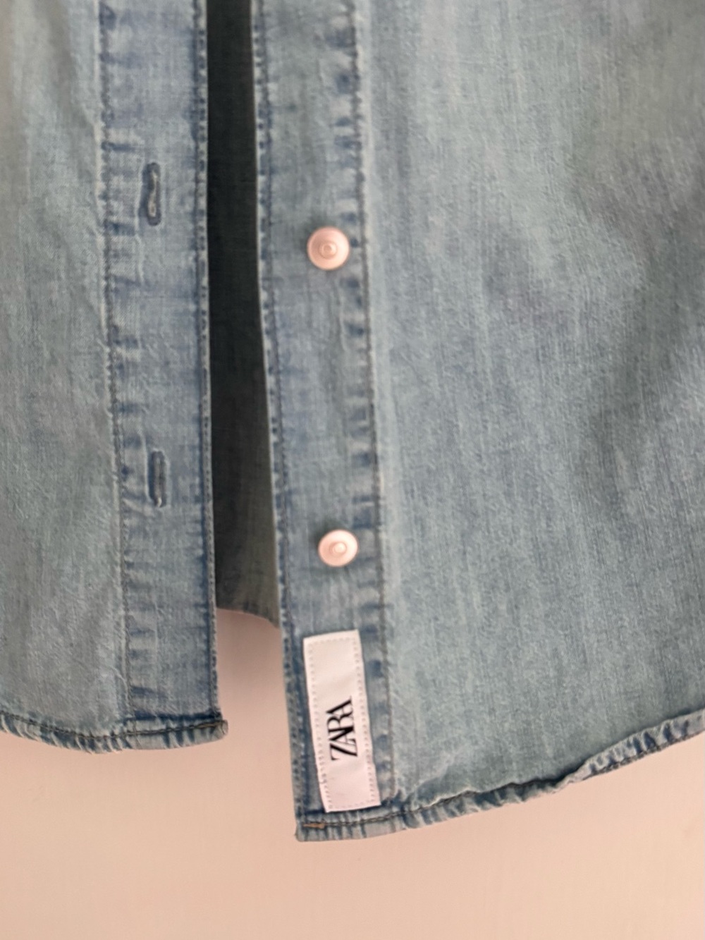 Zara Denim Shirt - Picture 3 of 6